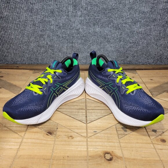 🔥Asics Gel-Cumulus 25 Shoes Men 8.5 Blue Green Running Walk Trainer Gym Comfort - Picture 5 of 11